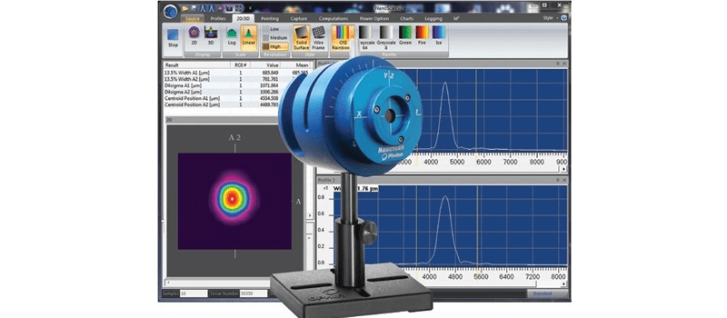 The NanoScan Beam Profiler For aligning fiber optic components