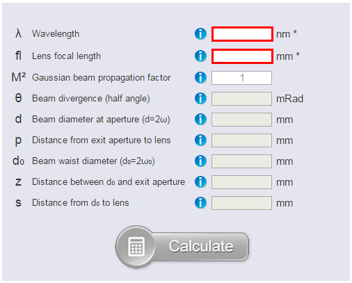 Calculation of laser line length