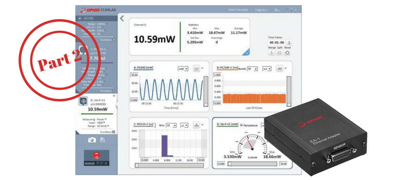 Laser measurement software from Ophir® can now measure laser power from anywhere! – Part 2